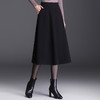 MYX-JYM-30212-L过膝长款纯色简约修身时尚A字裙 商品缩略图2