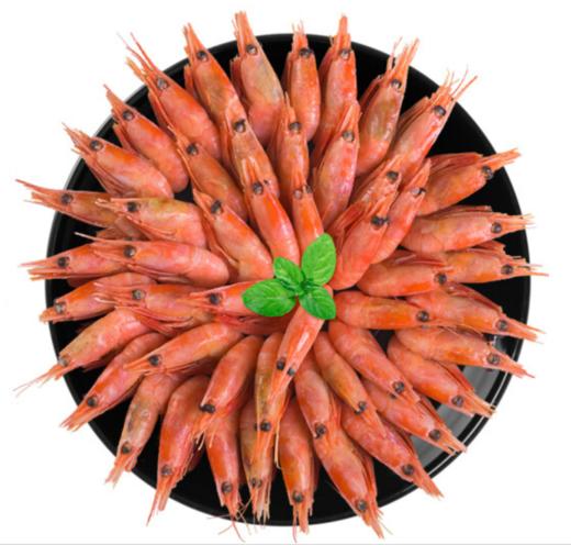 【年货节】禧美海产加拿大熟冻北极甜虾 500g/袋 65-85只 (MSC认证) 解冻即食 商品图0