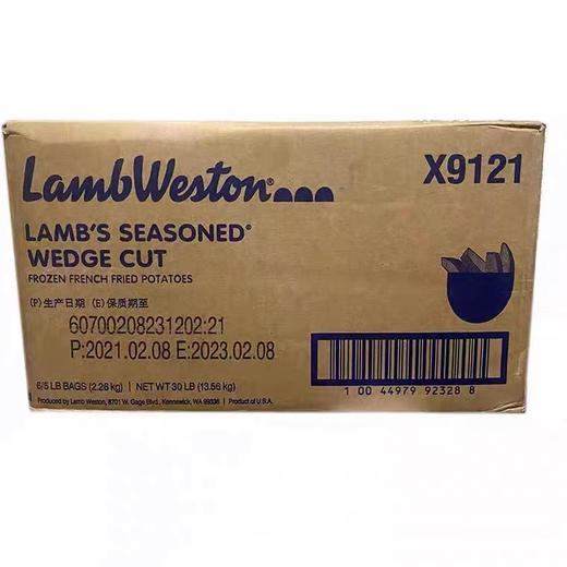 进口美国蓝威斯顿葱花薯角1箱 商品图1