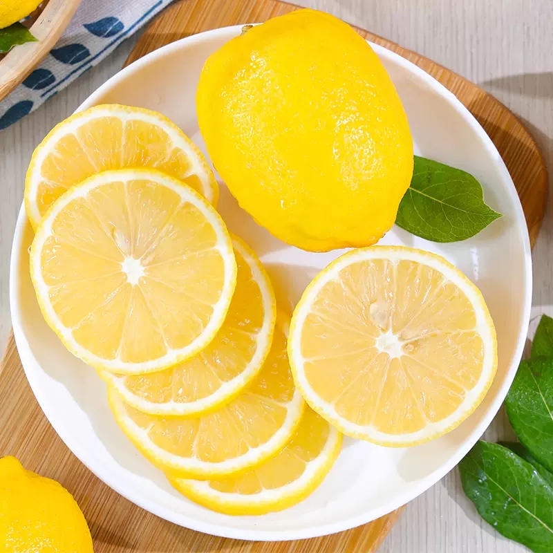 新鲜黄柠檬500g 高原特产  多汁柠檬