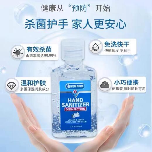 丽源之花酒精免洗消毒洗手凝胶59ml*5瓶/473ml*2瓶 商品图3