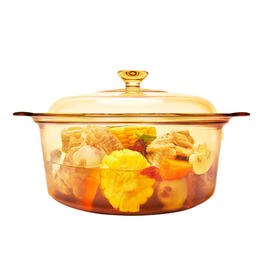 康宁（VISIONS） 康宁锅3.5L汤锅 晶彩玻璃锅透明锅琥珀锅炖锅煮锅