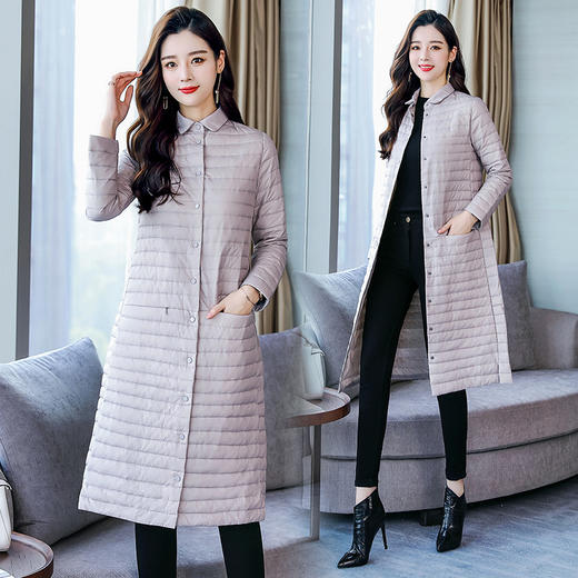 冬季新款韩版宽松简约百搭翻领羽绒服加厚时尚HR-WH73099 商品图2