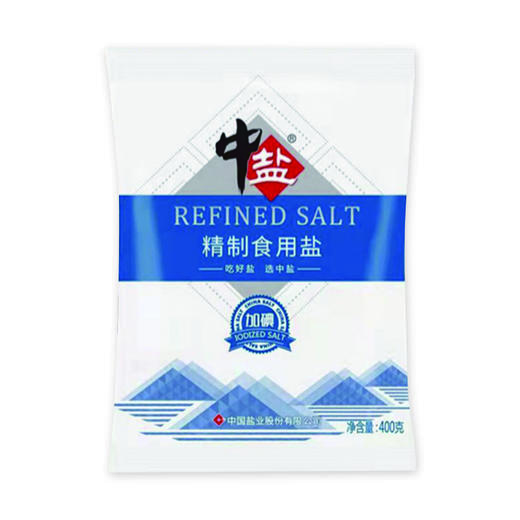 中盐精制食用盐400g 商品图1