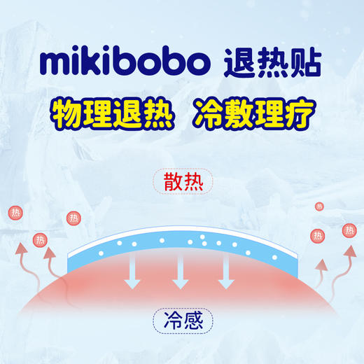 【预售】mikibobo退热贴成人儿童通用2盒装 商品图2