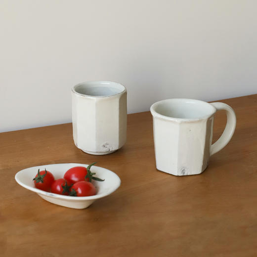 中国 钟友健 化妆土系列 马克杯手握杯餐盘豆皿 葡萄青花小蛇俏皮日用 商品图4