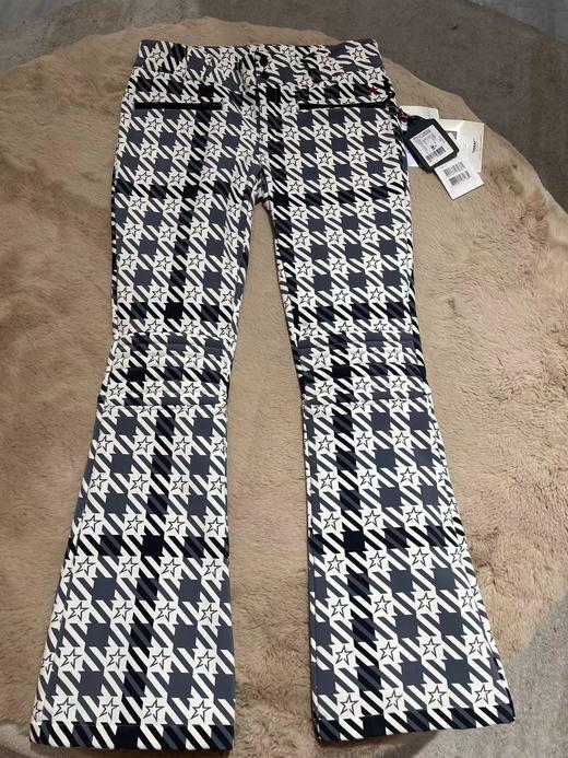 Perfect Moment - Aurora Flare Pant - Print - Star Gingham - Black 女装 滑雪裤 黑色 商品图0