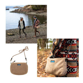 KAVU So Fleecy-抓绒斜背包