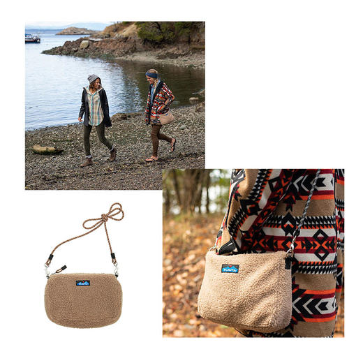 KAVU So Fleecy-抓绒斜背包 商品图0