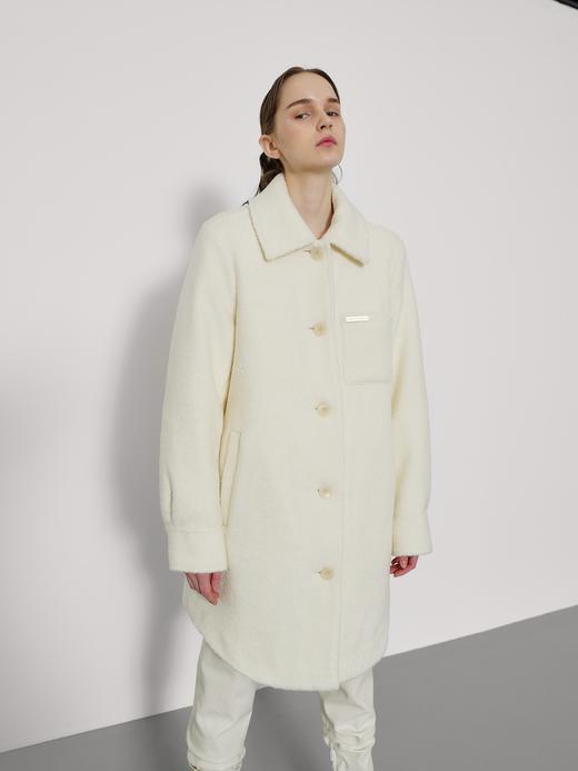 羊羔绒羽绒内胆大衣 商品图0