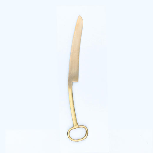 复制战国黄铜裁纸刀 商品图1