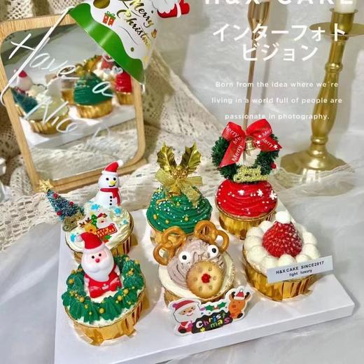 黑巢-圣诞纸杯蛋糕生日蛋糕 商品图0