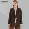oldcolour2021冬季新款时尚气质修身百搭中长款大衣N41155134 商品缩略图2