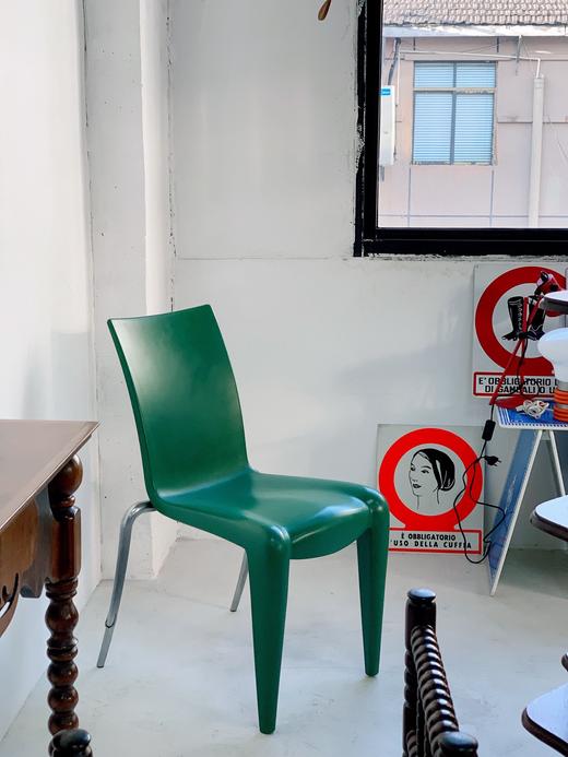 1990s Vitra产Louis 20餐椅by 设计大师Philipe Starck绿色B0133 商品图1