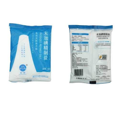 长舟无碘精制盐400克 商品图0