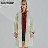 oldcolour2021冬季新款时尚气质收腰显瘦中长款毛呢外套N41156136 商品缩略图0