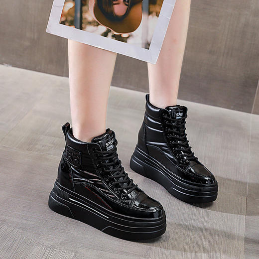 雪地靴新款棉鞋厚底松糕鞋内单鞋加绒马丁靴 商品图6