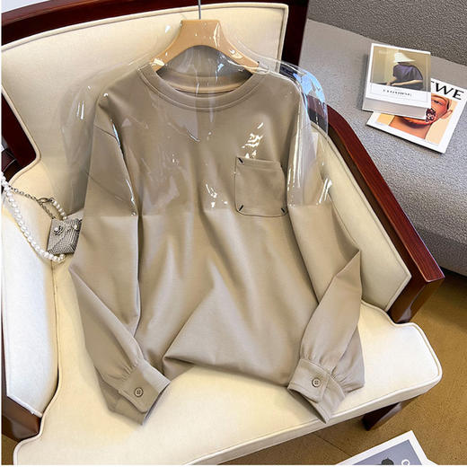 裁缝学苑AQ139 新款小个子圆领长袖T恤纸样女装打板上衣衣服样板 商品图2