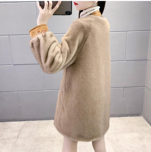 裁缝学苑AQ140 新款女冬水貂绒大衣纸样国风外套女装A字服装打板 商品图2