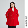 oldcolour2022冬季新款宽松气质简约中款双面呢羊毛大衣外套女 商品缩略图2