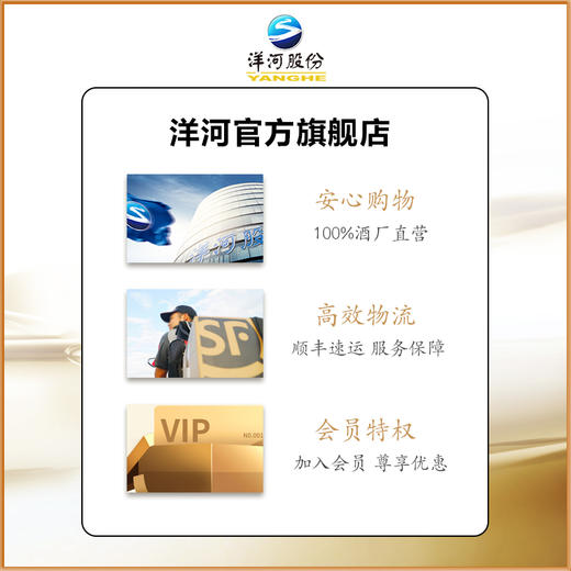 【仅供集采】洋河蓝色经典 天之蓝52度500mL*6瓶 箱装 商品图3