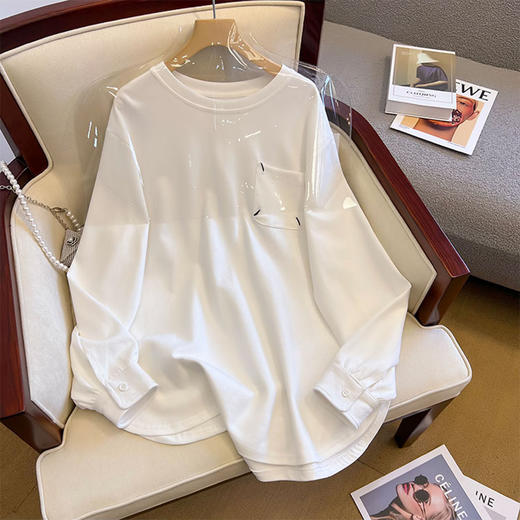 裁缝学苑AQ139 新款小个子圆领长袖T恤纸样女装打板上衣衣服样板 商品图1