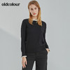 oldcolour2021冬季新款时尚气质修身百搭打底套头针织衫N41052334 商品缩略图1