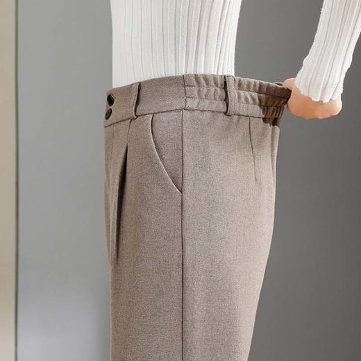 【遮肉毛呢西裤】秋冬垂感阔腿裤，羊绒般保暖垂顺，腿粗女孩的救星，上身显瘦10斤显高8cm 商品图3