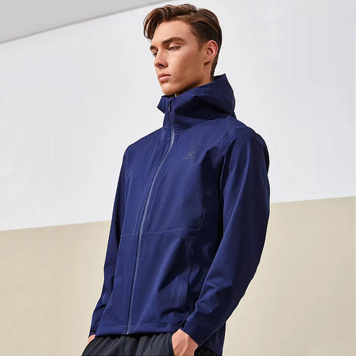 卡尔美官网正品男式梭织连帽运动外套防风户外运动茄克 商品图0