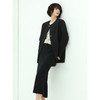 COCOBELLA简约黑色后开叉针织裙女高腰半身裙长裙HS97 商品缩略图4