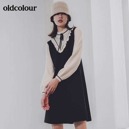 oldcolour2021冬季毛织连衣裙GN41106927 商品图1