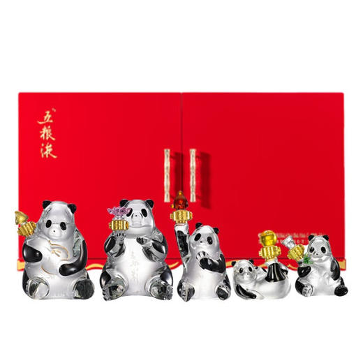 五粮液·熊猫造型系列·精品五福熊猫礼盒 52度 1.888L*1套 商品图4