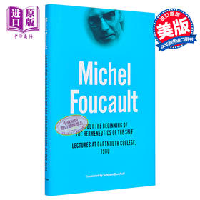 【中商原版】福柯：主体解释学 英文原版 About the Beginning of the Hermeneutics of the Self Michel Foucault