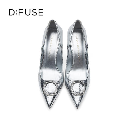 D:FUSE/迪芙斯尖头闪面高跟尖头高跟鞋DF31111100 商品图4