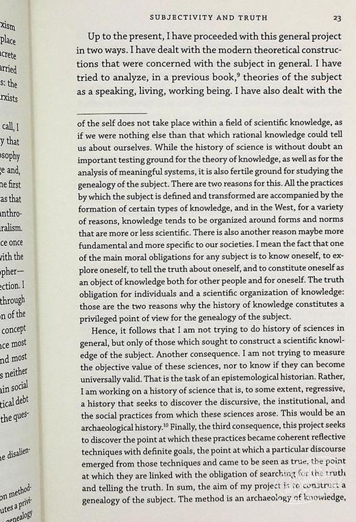 【中商原版】福柯：主体解释学 英文原版 About the Beginning of the Hermeneutics of the Self Michel Foucault 商品图8