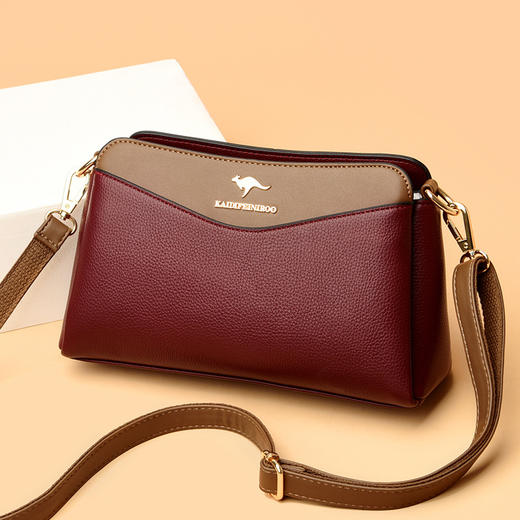 NS-8027 包包斜挎单肩包时尚拼接小方包 商品图2