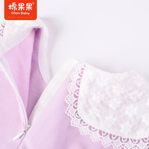 棉果果商场同款春季新品女童大翻领网纱连衣裙甜美气质圆领纱纱公主连衣裙M122700223064 商品图6