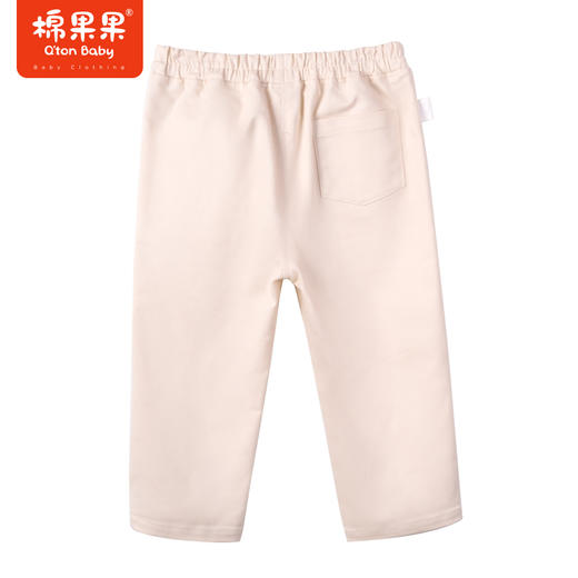 棉果果商场同款春季新品女童柔软弹力梭织长裤常规款小清新柔软亲肤M122200223075 商品图2
