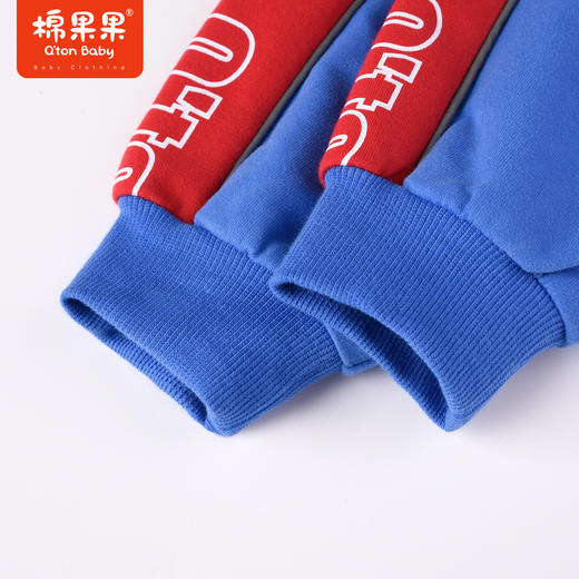 棉果果商场同款春季新品男童休闲运动时尚针织连帽外套M112100223003 商品图4