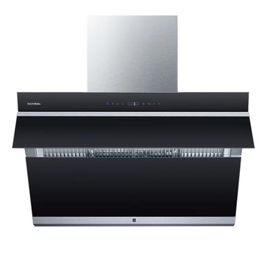 西门子（SIEMENS）欧侧一体 26大风量全程智控 侧吸油烟机 LS98FC969W（黑色）自清洁 家居互联 商品图0