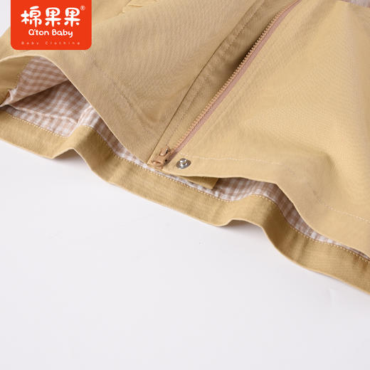 棉果果商场同款春季新品女经典大翻领时尚风衣甜美气质宽松好穿舒适上身效果好内带里子风衣M122130223041 商品图1