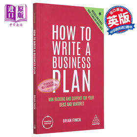 【中商原版】如何写商业计划 第7版 英文原版 How to Write a Business Plan 6th Edition Brian Finch 商务写作