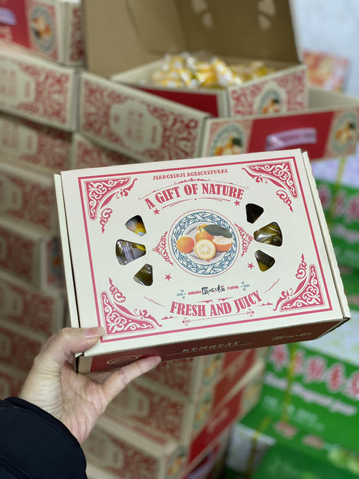 周六取货：【盒装匠心级脆皮金桔】一盒毛重800克左右，浓浓香！满满的维C，满满的维A！！ 商品图2