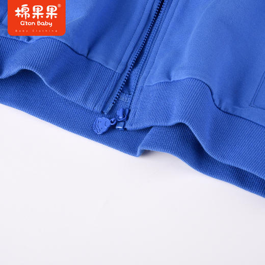 棉果果商场同款春季新品男童休闲运动时尚针织连帽外套M112100223003 商品图3