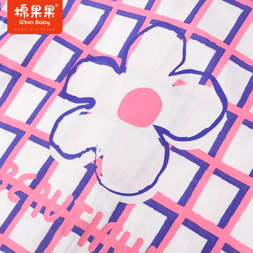 棉果果商场同款春季新品女童经典款格子衬衫撞色外套小清新M122150223055 商品图5