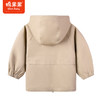 棉果果商场同款春季新品时尚连帽风衣男童经典外套风衣中长款内带里子帅气帽子不可拆M112130223006 商品缩略图6