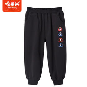 棉果果商场同款春季新品男童百搭休闲针织长裤纯棉柔软亲肤M112200223009