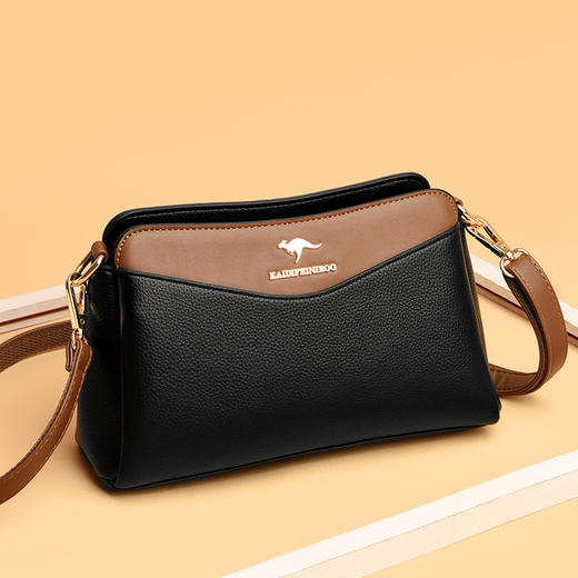 NS-8027 包包斜挎单肩包时尚拼接小方包 商品图1