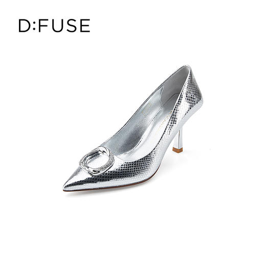 D:FUSE/迪芙斯尖头闪面高跟尖头高跟鞋DF31111100 商品图9
