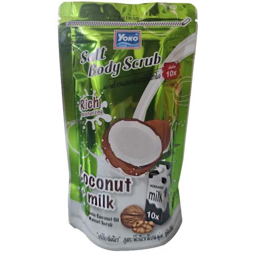 【爆款超低价预售 急单慎拍】泰国Yoko身体磨砂干式磨砂去角质去鸡皮维生素全身牛奶浴盐 商品图3